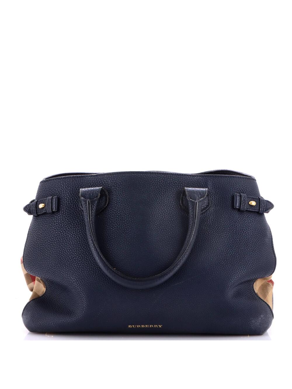 Burberry Banner Tote Leather And House #364738B11B